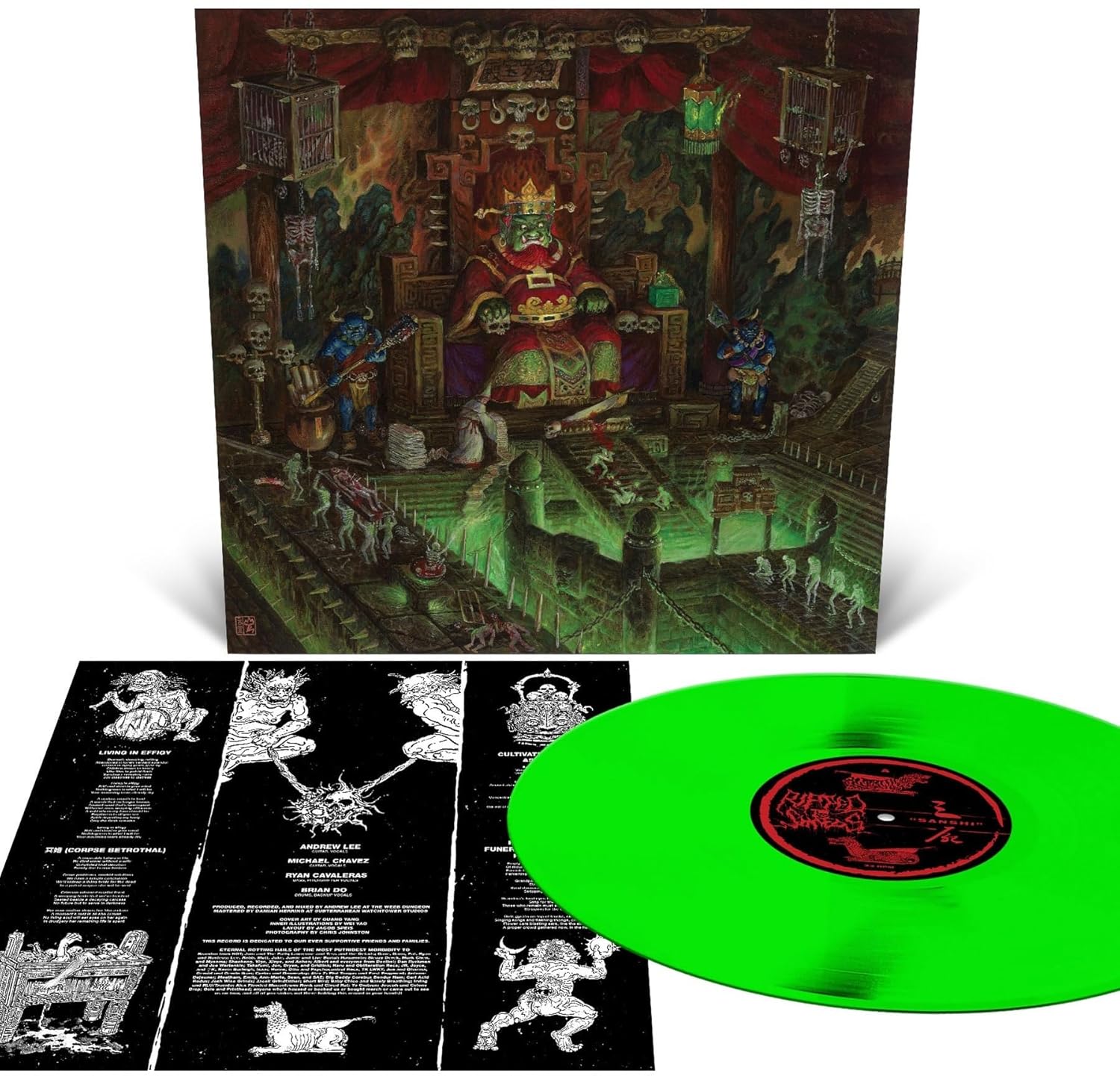 RIPPED TO SHREDS - Sanshi (slime green) LP